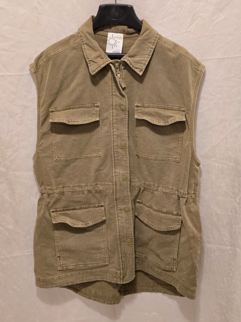 Offline By Aerie Olive Military Utility Vest